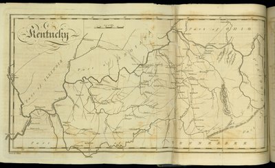 “旅行通过美利坚合众国......”的页面，1818年 作者 约翰·梅里斯